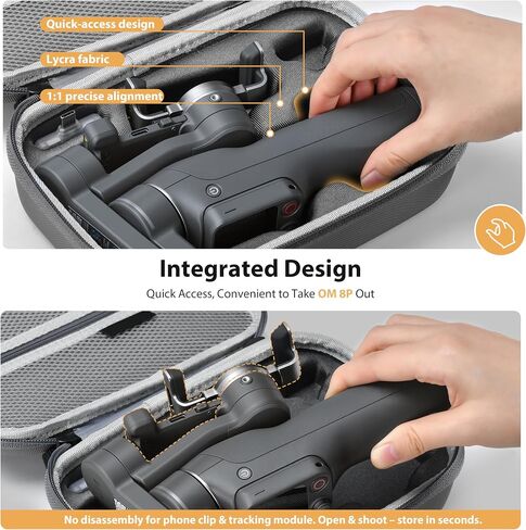 Osmo Mobile 8P Case with Handle and Adjustable Strap (Not for OM 8) in Saudi Arabia