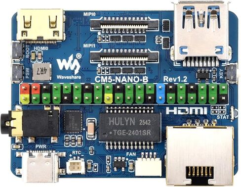 KLAYERS CM5-NANO-B Expansion Board Compatible with RPi Compute Module 5,with Pre-Soldered Header in Kuwait