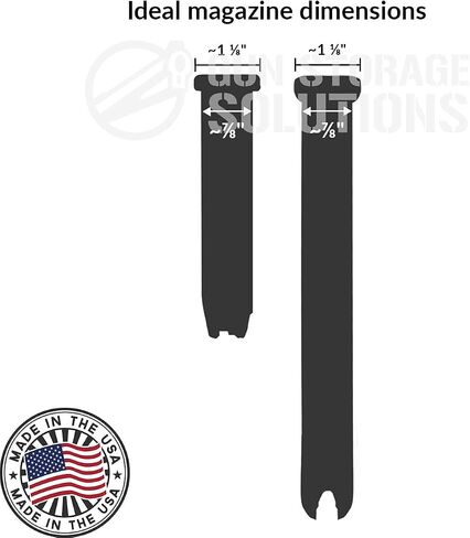 Gun Storage Solutions Magminder Magazine Rack and 4 Handgun Hanger Bundle in Saudi Arabia