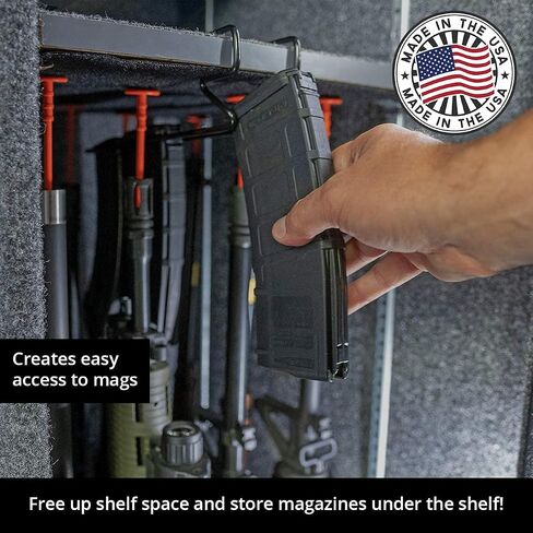 Gun Storage Solutions Magminder Magazine Rack and 4 Handgun Hanger Bundle in Saudi Arabia