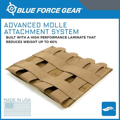 Blue Force Gear MOLLE Mag Pouches, Triple Magazine Pouch, Airsoft Magazines Small Pouches - 9.25 x 5.5 x 0.13 Inches in Kuwait