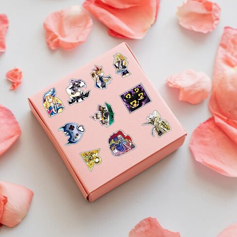 50Pcs Card Battle Game Stickers Pack | Classic Aesthetic Anime Vinyl Colorful Cool Deacls for Water Bottle Guitar Laptop Computer Phone Luggage in Kuwait
