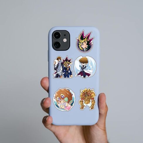 50Pcs Card Battle Game Stickers Pack | Classic Aesthetic Anime Vinyl Colorful Cool Deacls for Water Bottle Guitar Laptop Computer Phone Luggage in Kuwait