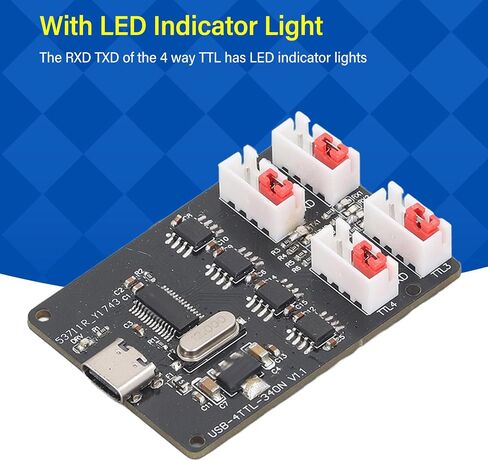 Pwshymi USB to TTL Serial Port Module, 4 Way Communication in Kuwait