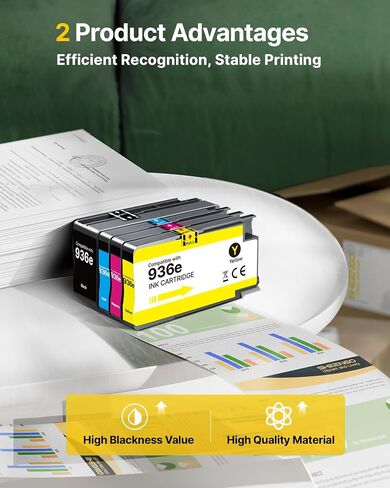 936 936xl 9125e ink cartridges Combo Pack for HP 936XL 936e Replacement in Kuwait