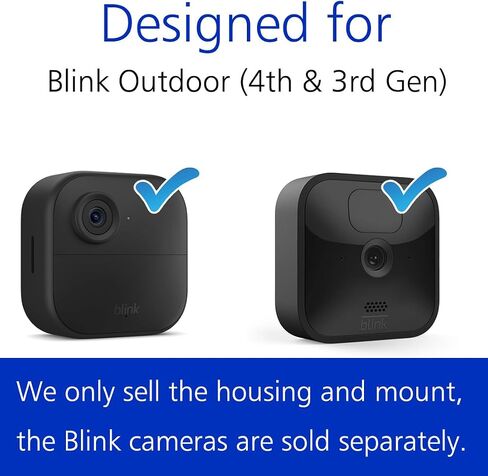 3 Pack Blink Outdoor Camera Wall Mount and Sync Module 2 Mount, Black in Saudi Arabia