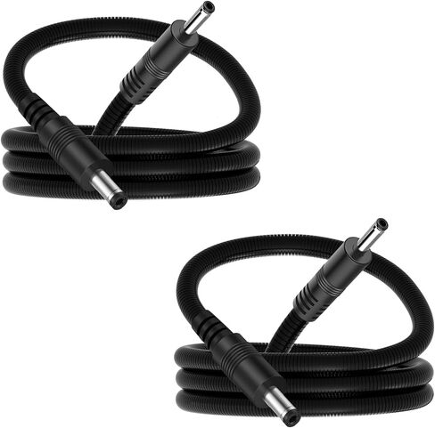 Anti Chew Power Cord, Suitable for Solar Panel Connectors，5.5 X2.1mm to 4.0x1.7mm Male to Male Dc Power Cord Fully Compatible with Tactacam Reveal/Moultrie/Muddy Trail Cameras 2FT（2pcs in Kuwait