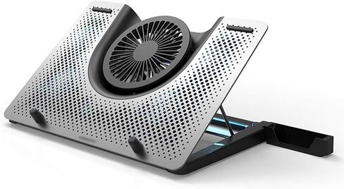 Laptop Cooling Pad, Notebook Cooler with Quiet Fan, Port, Screen, Gaming in Saudi Arabia