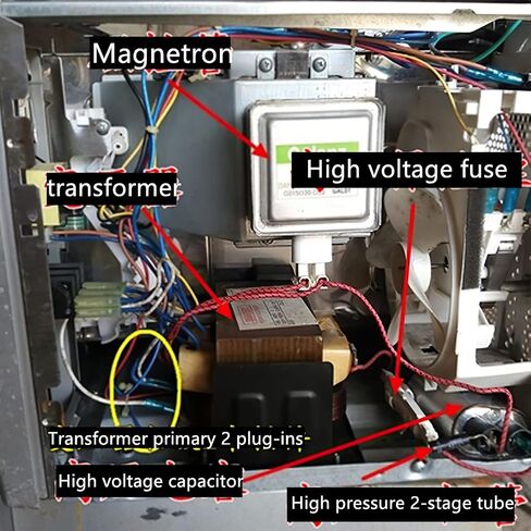 Magnetron 2M303H for Frequency Conversion Microwave Oven Magnetron Repair Parts Replace 2M539H 2M339H 2M303H(MG) 2M519H in Saudi Arabia