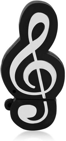 64GB USB 2.0 Music Note Notation Shape USB Flash Drive Pendrive Memory Stick Thumb Drive Jump Drive Flash Disk in Kuwait
