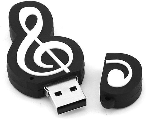 64GB USB 2.0 Music Note Notation Shape USB Flash Drive Pendrive Memory Stick Thumb Drive Jump Drive Flash Disk in Kuwait