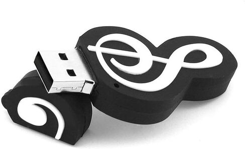 64GB USB 2.0 Music Note Notation Shape USB Flash Drive Pendrive Memory Stick Thumb Drive Jump Drive Flash Disk in Kuwait