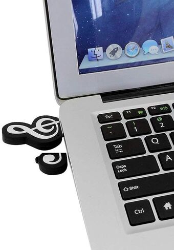 64GB USB 2.0 Music Note Notation Shape USB Flash Drive Pendrive Memory Stick Thumb Drive Jump Drive Flash Disk in Kuwait