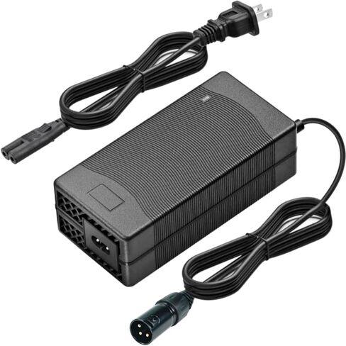 24V (29V) 5A 3-Pin Fast Battery Charger for Wheelchair Lakematic, Pride Mobility, Jazzy Power Chair, for Drive Medical, Golden Technologies, Rascal, Shoprider, Heartway, Bladez, Quantum Power Cord in Saudi Arabia