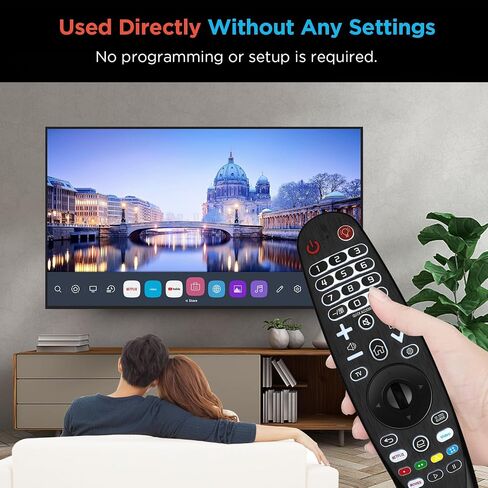 Universal Backlit Remote Control for LG Smart TV Magic Remote Compatible with All Models of LG TV (NO Voice Function No Pointer Function) in Kuwait