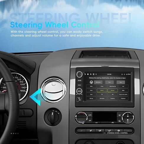 4G+128G Car Radio for Ford F150 F250 F350 E250 E350 Edge Fusion Explorer with Wireless Carplay Android Auto, 7 inch HD Touch Screen Car Stereo with Bluetooth GPS Navigation WiFi FM RDS SWC in Saudi Arabia