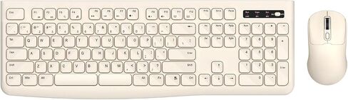 Wireless Keyboard and Mouse Set 105 Keys Dual Connectivity with in Kuwait