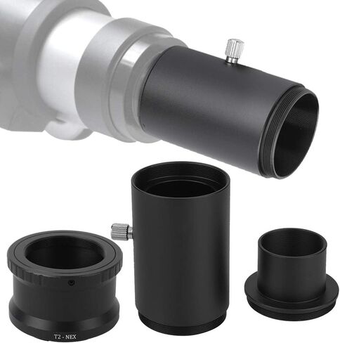1.25 Inch Extension Tube Adapter Ring for E-Mount Camera T2 Telescope Microscope in Kuwait