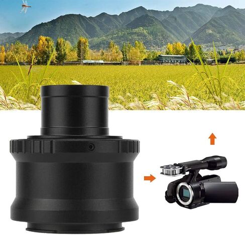 Metal Telescope Adapter Ring for NEX E Mount Camera, Adjustable Angle, Connect Telescope to Camera, Aluminum Alloy in Kuwait