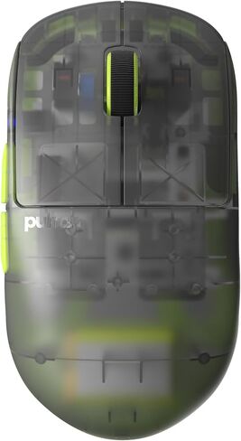 Pulsar Gaming Gears X2H Wireless Gaming Mouse, Acid Rewind Limited Edition, Ultra Lightweight 1.90 oz (54 g), Symmetrical, Optical Switch, 26000 DPI, PAW3395 Sensor (Medium, Wireless, Acidic Green) in Kuwait
