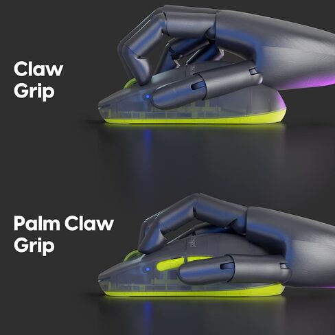 Pulsar Gaming Gears X2H Wireless Gaming Mouse, Acid Rewind Limited Edition, Ultra Lightweight 1.90 oz (54 g), Symmetrical, Optical Switch, 26000 DPI, PAW3395 Sensor (Medium, Wireless, Acidic Green) in Kuwait