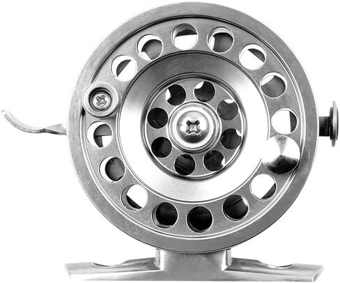 Winter Fly Fishing Reel 1.83oz All Metal Left/Right Hand 1.95inch Ice Wheel in Kuwait