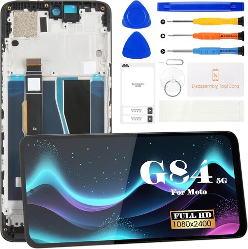 for Honor 400 Smart 4G/5G LCD Screen for Honor 400 Smart 4G/5G Screen Replacement for Honor 400 Smart 4G/5G LCD Display LGN-NX1 Touch Digitizer Assembly Repair Kit (6.77 inches, Black with Frame) in Saudi Arabia