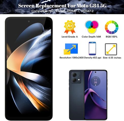 for Honor 400 Smart 4G/5G LCD Screen for Honor 400 Smart 4G/5G Screen Replacement for Honor 400 Smart 4G/5G LCD Display LGN-NX1 Touch Digitizer Assembly Repair Kit (6.77 inches, Black with Frame) in Saudi Arabia