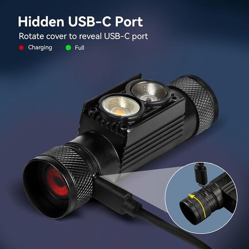sofirn H25LR Rechargeable LED Headlamp with Red Light, 90 High CRI in Kuwait