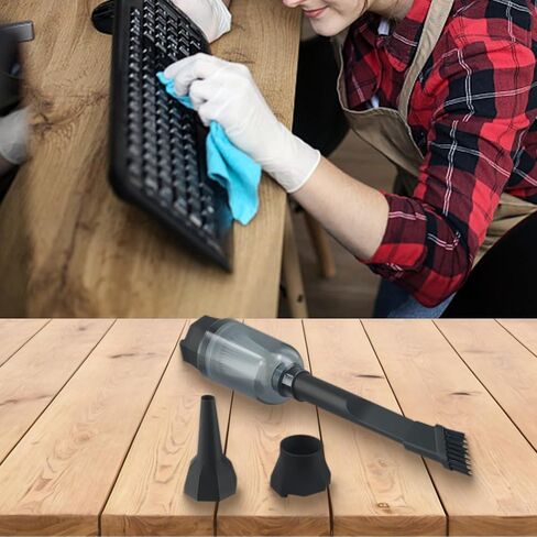 Practical Vacuum Kit for X3 Handheld Fan Including Brush and Nozzles, Designed to Convert Fan into Small Vacuum Cleaner for Dust Removal on Various Surfaces in Saudi Arabia