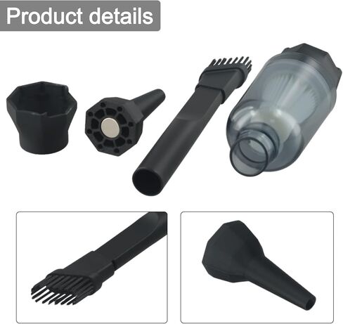 Practical Vacuum Kit for X3 Handheld Fan Including Brush and Nozzles, Designed to Convert Fan into Small Vacuum Cleaner for Dust Removal on Various Surfaces in Saudi Arabia