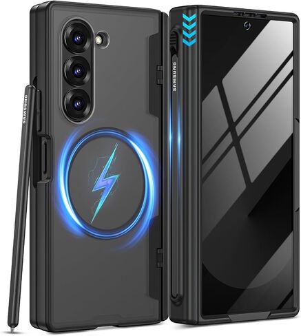 VEGO for Z Fold 5 Case Compatible with Magsafe & Built-in S Pen Slot,Black in Saudi Arabia