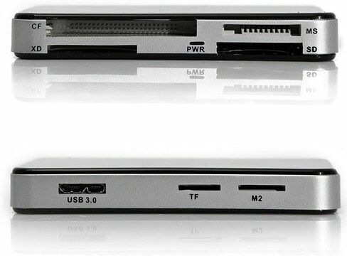 USB 3.0 8 في 1 فلاش مدمج قارئ بطاقات متعدد CF محول مايكرو SD MS XD 5 جيجابت في الثانية in Kuwait