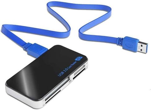 USB 3.0 8 في 1 فلاش مدمج قارئ بطاقات متعدد CF محول مايكرو SD MS XD 5 جيجابت في الثانية in Kuwait