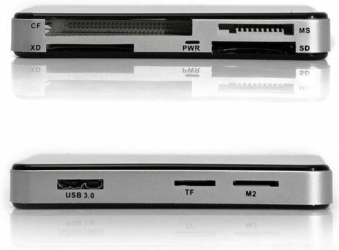 USB 3.0 8 في 1 فلاش مدمج قارئ بطاقات متعدد CF محول مايكرو SD MS XD 5 جيجابت في الثانية in Kuwait