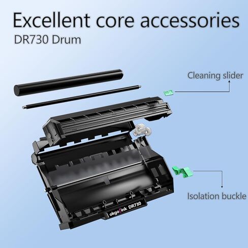 DR730 Drum Unit Compatible Replacement for Brother DR-730 DR760 tn760 Drum 2 Pack for MFC-L2750DW MFC-L2710DW HL-L2350DW HL-L2370DW HL-L2395DW HL-L2325DW L2690DW DCP-L2550DW Printer Drum in Saudi Arabia