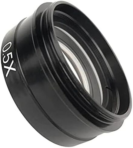 0.5X / 2.0X / 0.3X Barlow Auxiliary Objective Glass Lens For 10A 180X 300X Lens Industry Video Microscope Camera (Color : 0.5X 2.0X) in Kuwait