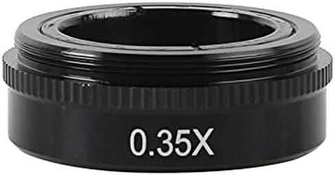 0.75X 0.5X 2.0X 0.35X 1X Barlow Auxiliary Objective Glass Lens 200X 180X 300X C Mount Lens Industrial Video Microscope Camera (Color : 0.5X) in Kuwait
