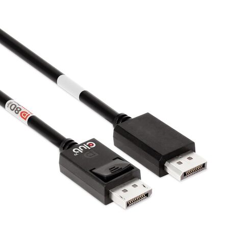 Club 3D DisplayPort 2.1 Cable VESA DP80 80Gbps 1.6m/5,25ft CAC-1092 in Kuwait