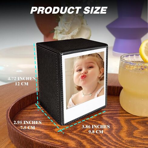Picture Holder Case for Polaroid Now/600/I-Type/Wide Camera, Black in Saudi Arabia