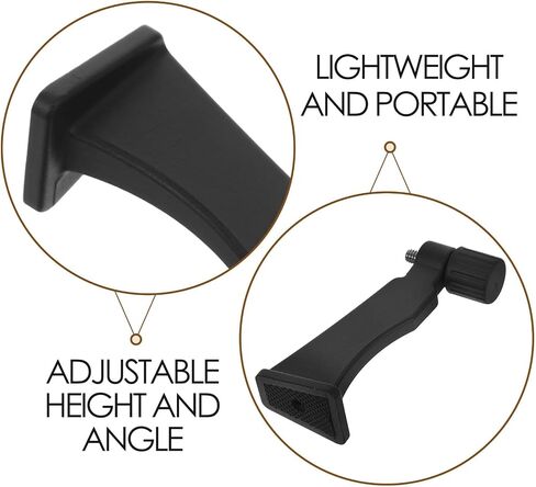 KALLORY Universal Metal Binocular Tripod Adapter Mount Bracket for Binoculars with Adjustable Height and Angle, Lightweight and Portable Design for Outdoor Activities and Sports Events in Kuwait