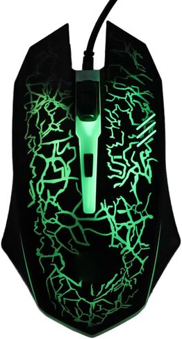 Pissente USB Keyboard Mouse Combo, 104 Keys Colorful Backlight in Saudi Arabia