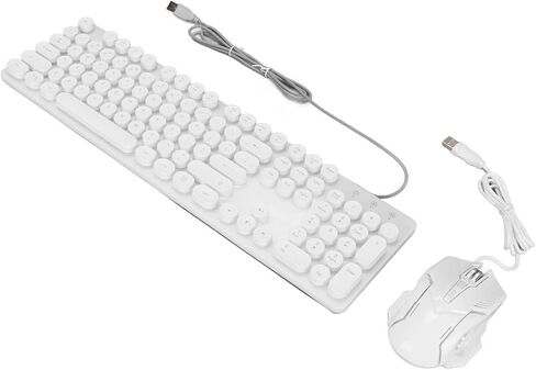 Pissente RGB Keyboard Mouse Combo, 104 Keys Mechanical DPI Switchable in Saudi Arabia