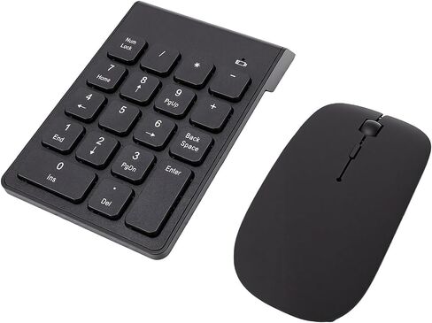 Cryfokt Wireless Numeric Keypad Mouse Combo, 2.4G Shared USB Receiver in Kuwait