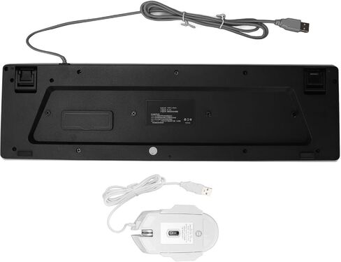 Pissente RGB Keyboard Mouse Combo, 104 Keys Mechanical DPI Switchable in Saudi Arabia
