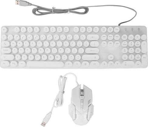 Pissente RGB Keyboard Mouse Combo, 104 Keys Mechanical DPI Switchable in Saudi Arabia