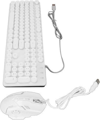 Pissente RGB Keyboard Mouse Combo, 104 Keys Mechanical DPI Switchable in Saudi Arabia