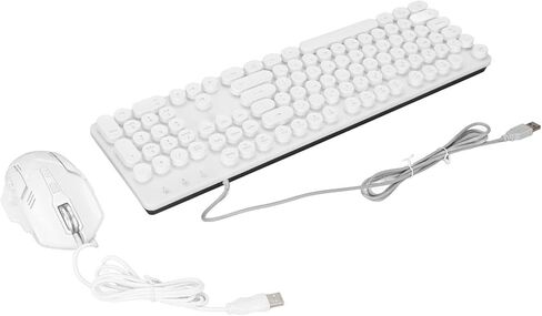 Pissente RGB Keyboard Mouse Combo, 104 Keys Mechanical DPI Switchable in Saudi Arabia