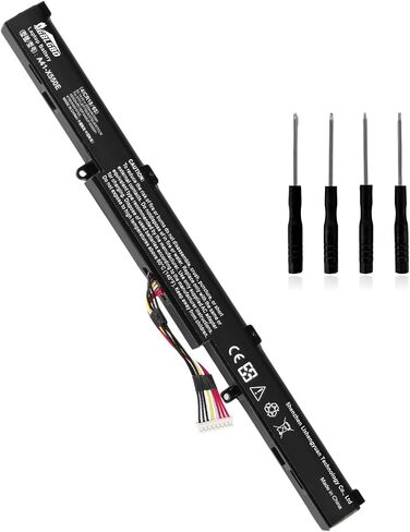 A41-X550E Battery Replacement for Asus X450 X450E X450J X450JF‌ A450J A450JF A450E‌, 3000mAh 4-Cell Rechargeable Li-ion Battery, Compatible with R751J R751JA R751JB R751JK R751JM in Kuwait
