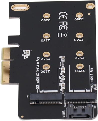 NGFF M.2 to PCIe Adapter, Dual SSD Support in Kuwait